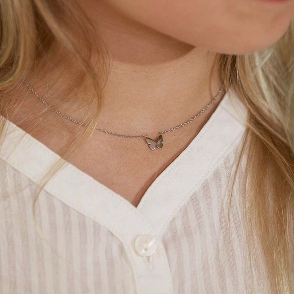 Papillon Necklace Child Gold - Edblad - Snabb frakt & paketinslagning - Nordicspectra.se