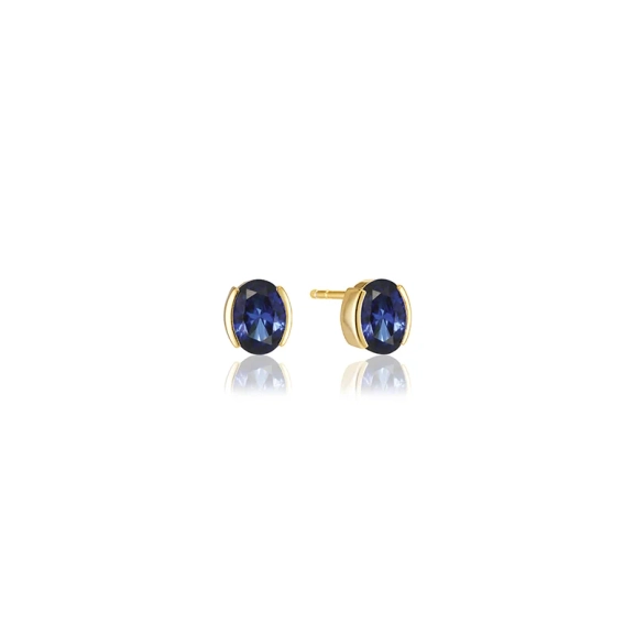 Ellisse Carezza Korvakorut Blue Gold Sif Jakobsilta