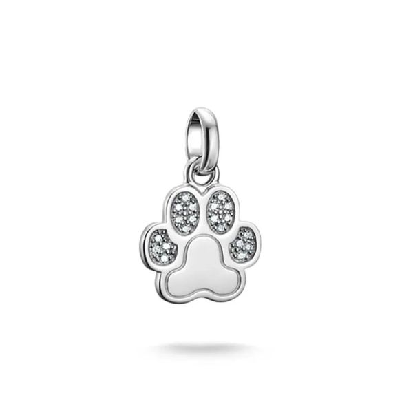 CC Connect Tassavtryck Berlock i silver med Cubic Zirconia