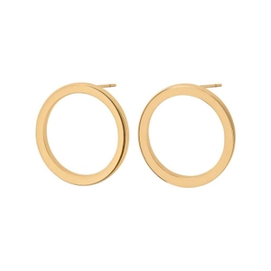 Circle Earrings Small Gold - Edblad - Snabb frakt & paketinslagning - Nordicspectra.se