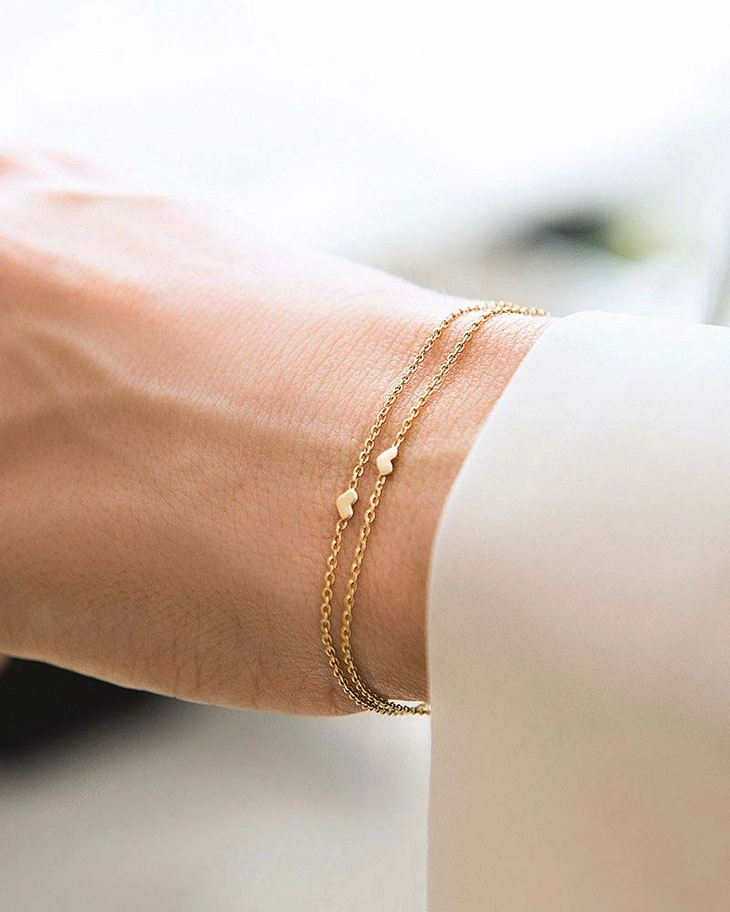 Loving Heart Drop Bracelet Gold Drakenberg Sjölin, Schneller Versand - Nordicspectra.de