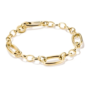 Charm-Armband mit drei Connect Links vergoldet - Thomas Sabo - Nordic Spectra