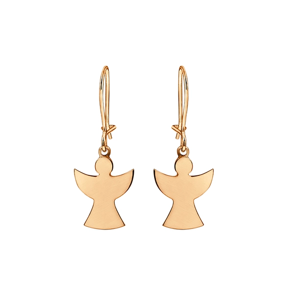 Guardian Angel Earrings Gold - Nordic Spectra - Suuri valikoima & ilmainen lahjapaketointi - Nordicspectra.fi
