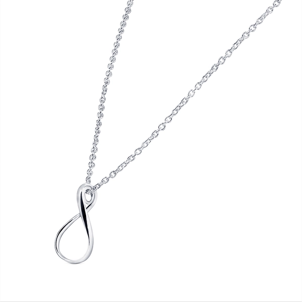 Eternal Flow Necklace White Gold - Nordic Spectra - Suuri valikoima & ilmainen lahjapaketointi - Nordicspectra.fi