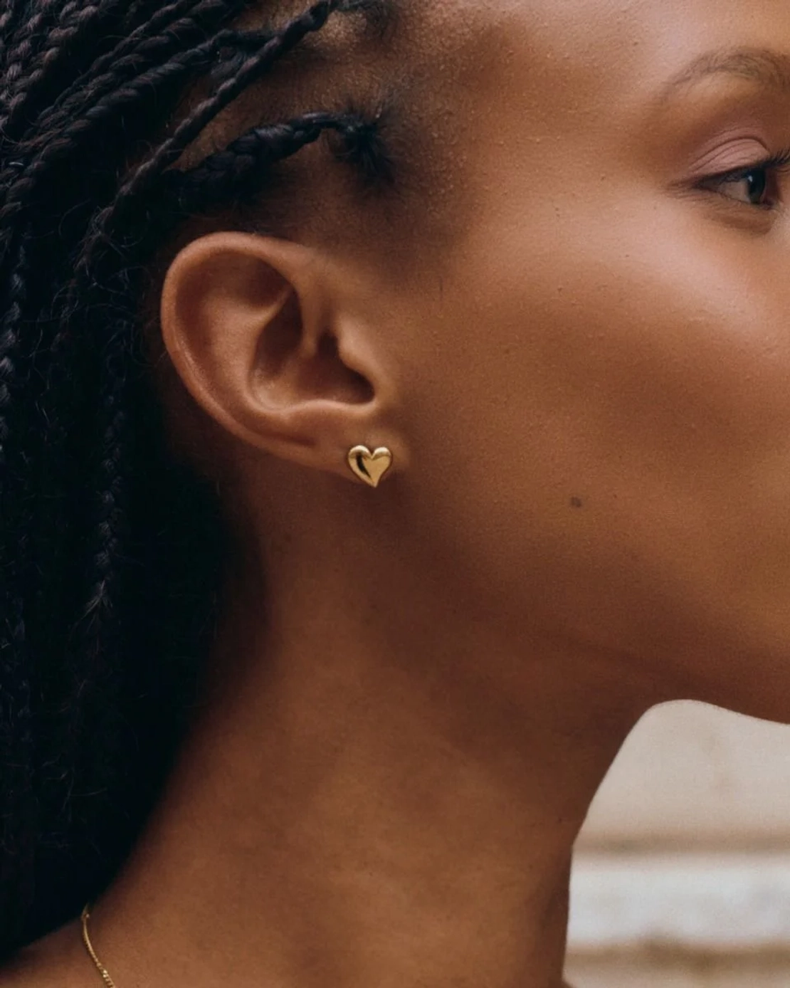 hjärtformade med blank yta