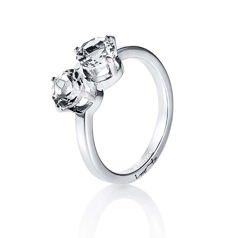 Efva Attling - The Mountain & I Ring Crystal Quartz