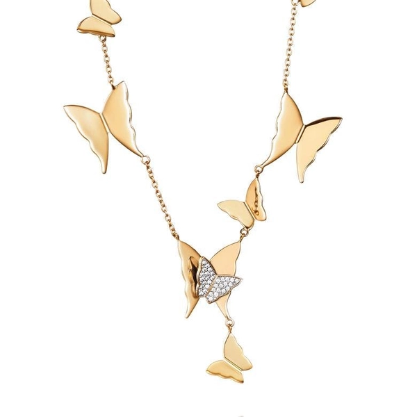 Miss Butterfly Air & Stars Necklace - Efva Attling halsband - Snabb frakt & paketinslagning - Nordicspectra.se