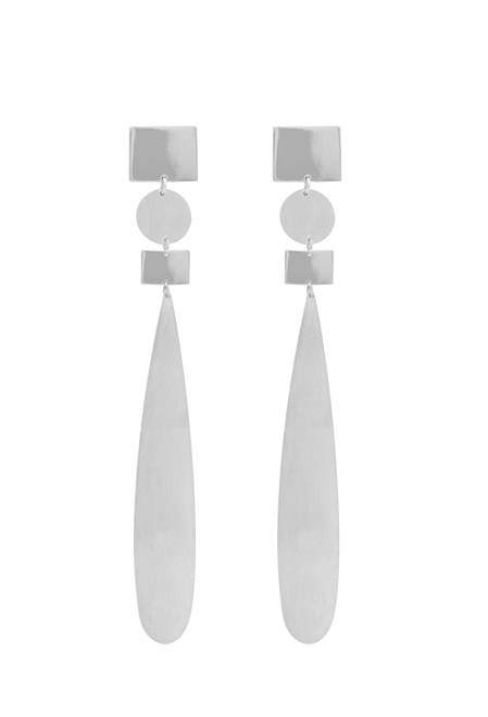 CU Jewellery - Petal Big Ear Silver