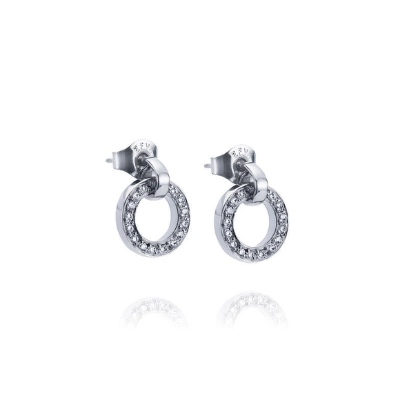 Ring Around & Stars Earrings White Gold - Efva Attling örhängen - Snabb frakt & paketinslagning - Nordicspectra.se