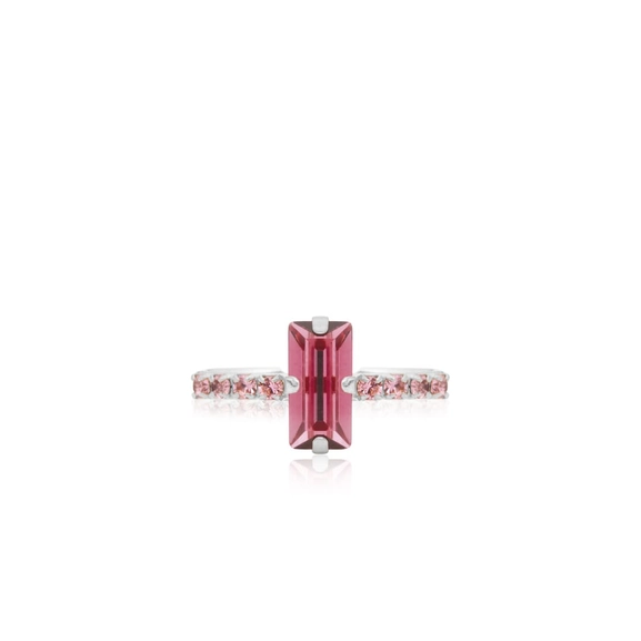 Lucy Ring Rhodium Rose / Light Rose - Caroline Svedbom - Nopea toimitus ja lahjapakkaus