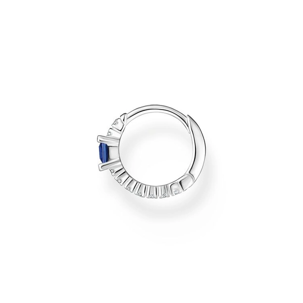 Einzel Creole Mit Blauen und Weissen Steinen Silber von Thomas Sabo, Schneller Versand - Nordicspectra.de
