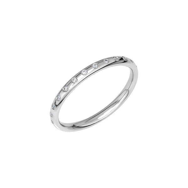 Glow A03 White Gold - Wedding & engagement rings - Schalins - Scandinavian design - Nordic Spectra