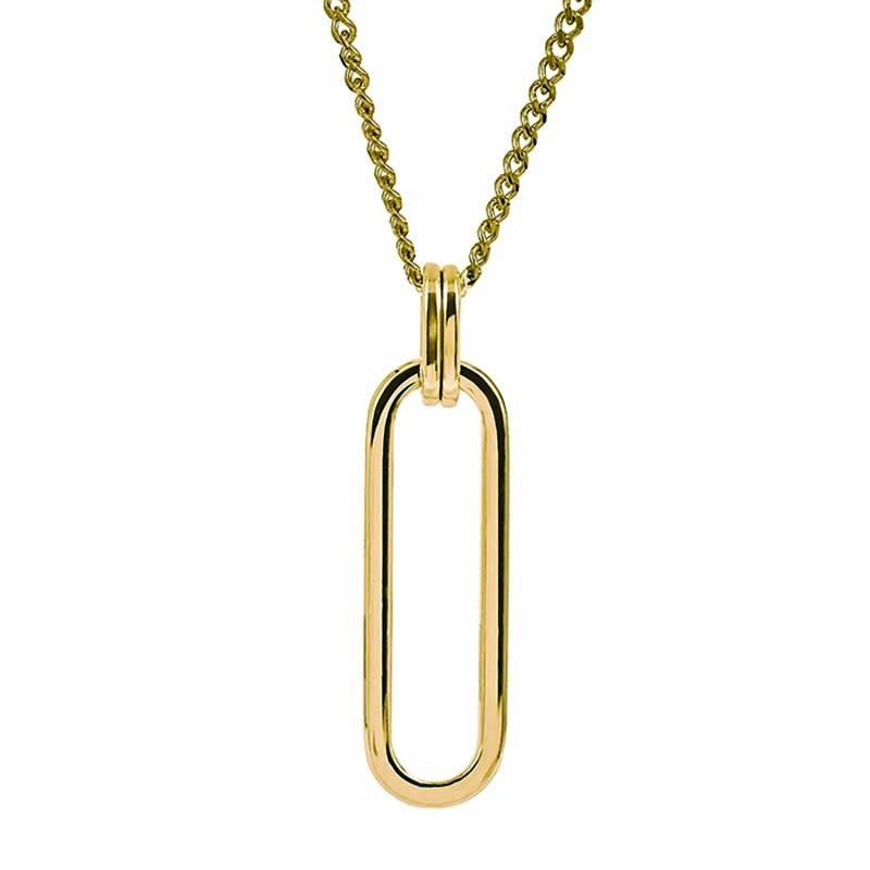 Astrid & Agnes - CHANIA Big Halsband Guld