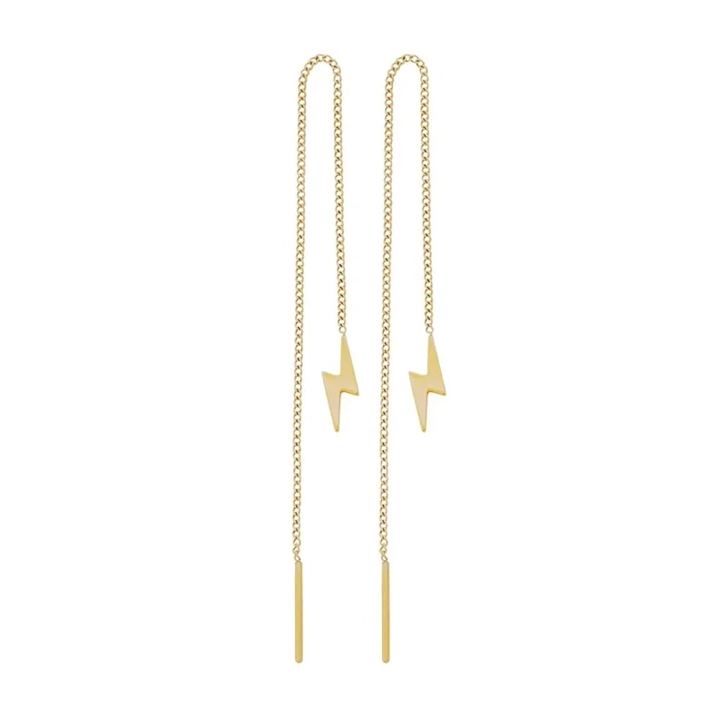 Edblad - Lightning Chain Earrings Gold