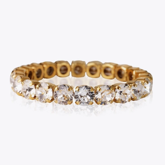Gia Stud Bracelet Gold Crystal - Caroline Svedbom - Snabb frakt & paketinslagning - Nordicspectra.se