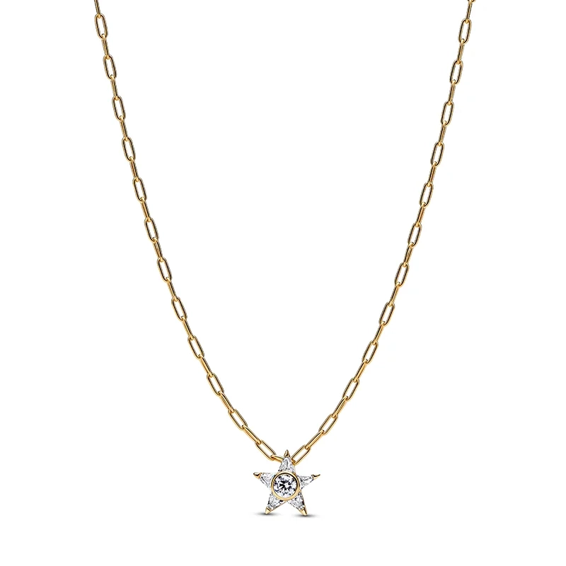 PANDORA - Stella Stjärna Halsband Guld