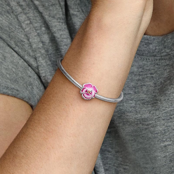 Pink Sparkle Flower Berlock - PANDORA - Snabb frakt & paketinslagning - Nordicspectra.se