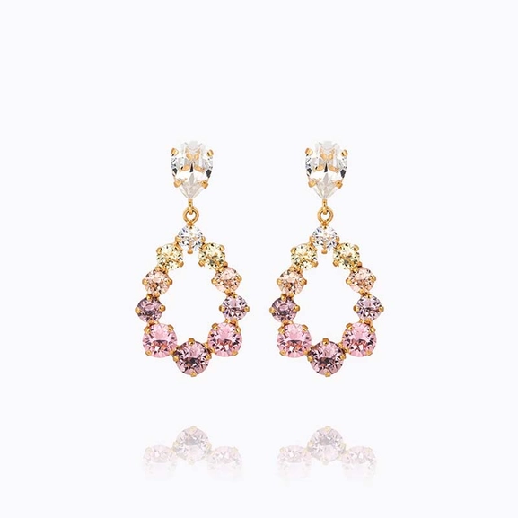 Delia Earrings Gold Pastel Rainbow Combo - Caroline Svedbom - Nopea toimitus ja lahjapakkaus - Nordic Spectra