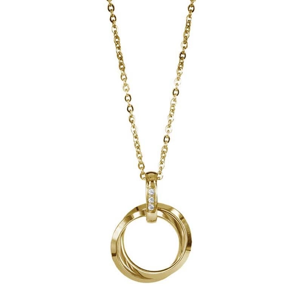 CAROLIN Långt Halsband Guld / Guld - Astrid & Agnes - Snabb frakt & paketinslagning - Nordicspectra.se