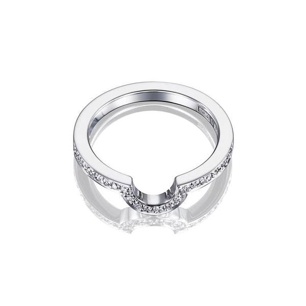 You & Me Threesome Ring White Gold - Efva Attling ringar - Snabb frakt & paketinslagning - Nordicspectra.se
