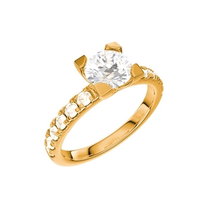 North 019 Lab Grown Diamond Gold - Wedding & engagement rings - Schalins - Scandinavian design - Nordic Spectra