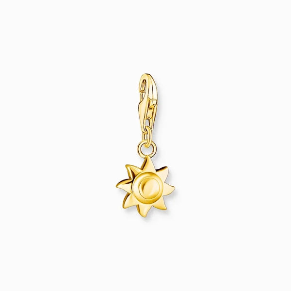 Charm pendant sun gold plated - Thomas Sabo - Suuri valikoima & ilmainen lahjapaketointi - Nordic Spectra