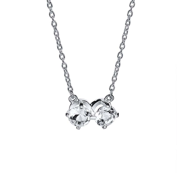 The Mountain & I Necklace Crystal Quartz - Efva Attling - Skandinaviska Designsmycken - Nordic Spectra