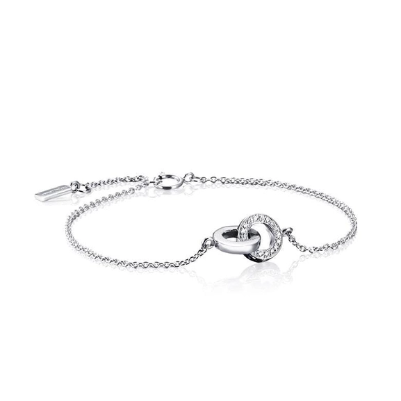 You & Me Bracelet White Gold - Efva Attling - Suuri valikoima & ilmainen lahjapaketointi - Nordicspectra.fi