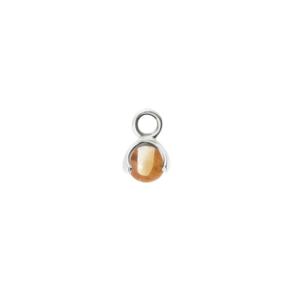 Letters Stone 11 Citrine Pendant Silver -CU Jewellery - Snabb frakt & paketinslagning - Nordicspectra.se