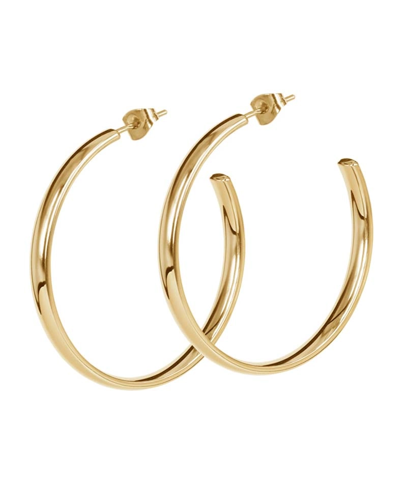 KLARA Örhängen 40 mm Guld - Astrid & Agnes - Snabb frakt & paketinslagning - Nordicspectra.se