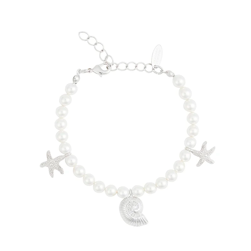 Caroline Svedbom - Ismara Bracelet Rhodium Pearl