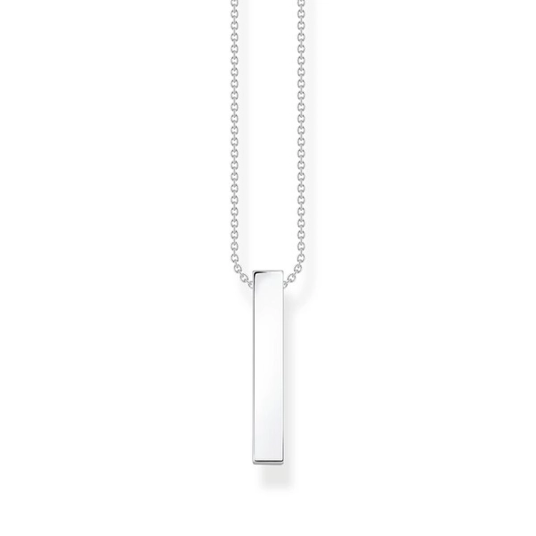 Kette Weiße Steine Silber von Thomas Sabo, Schneller Versand - Nordicspectra.de