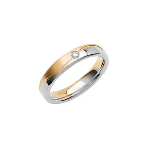 SR4015 Gold/White Gold - Wedding & engagement rings - Schalins - Scandinavian design - Nordic Spectra