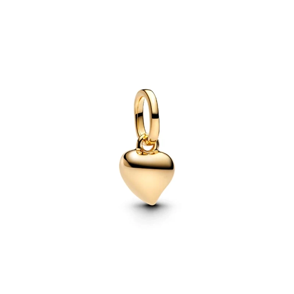 Herzförmiger Mini-Charm-Anhänger Gold aus der Pandora ME-Kollektion