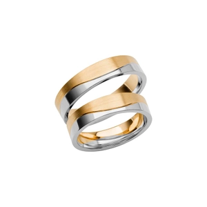 SR3011-5 Gold/White Gold - Wedding & engagement rings - Schalins - Scandinavian design - Nordic Spectra
