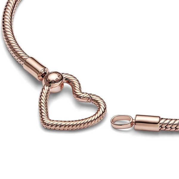 Pandora Moments Herzverschluss Schlangen-Gliederarmband von PANDORA, Schneller Versand - Nordicspectra.de