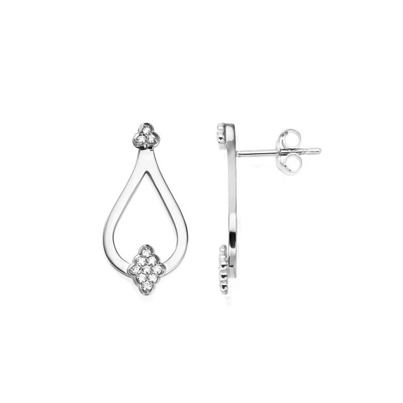 Little Dew Drops & Stars Ear White Gold - Efva Attling örhängen - Snabb frakt & paketinslagning - Nordicspectra.se