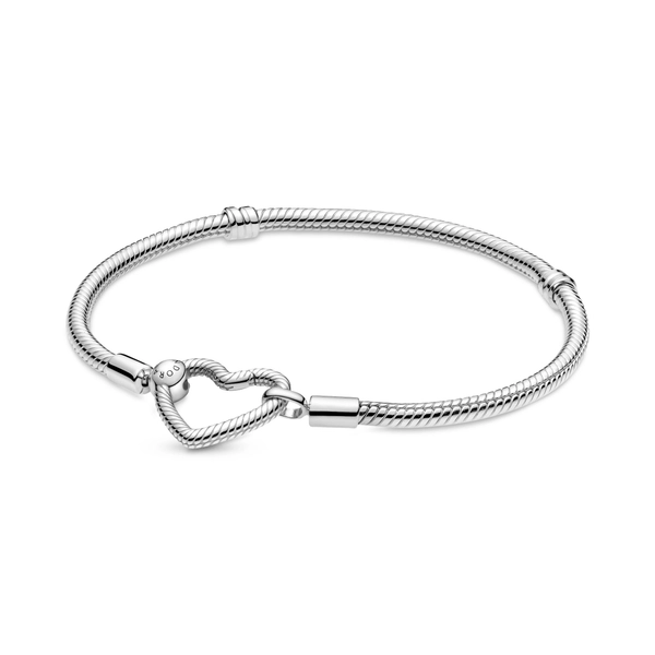 Pandora Moments Herzverschluss Schlangen-Gliederarmband von PANDORA, Schneller Versand - Nordicspectra.de