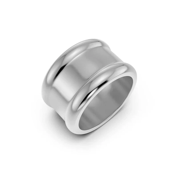 Elegant Edblad Frame Ring i polerat rostfritt stål