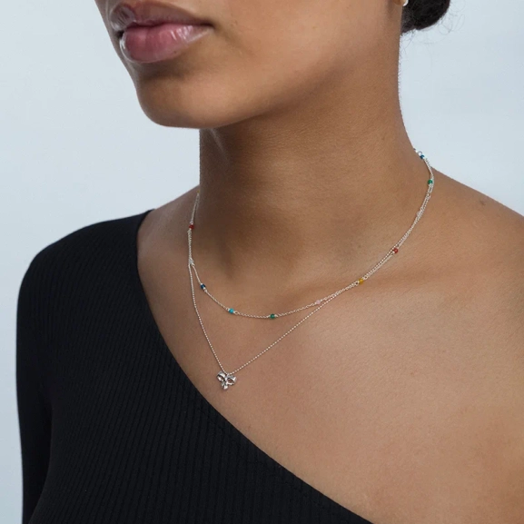 Santa Monica Necklace Silver - Syster P - Snabb leverans & Gratis paketinslagning - Nordic Spectra