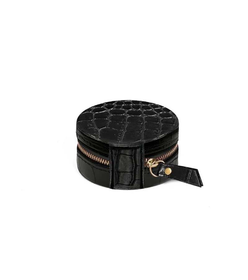 Jewellery Travel Case S Black Croco - Edblad - Snabb leverans - Gratis paketinslagning