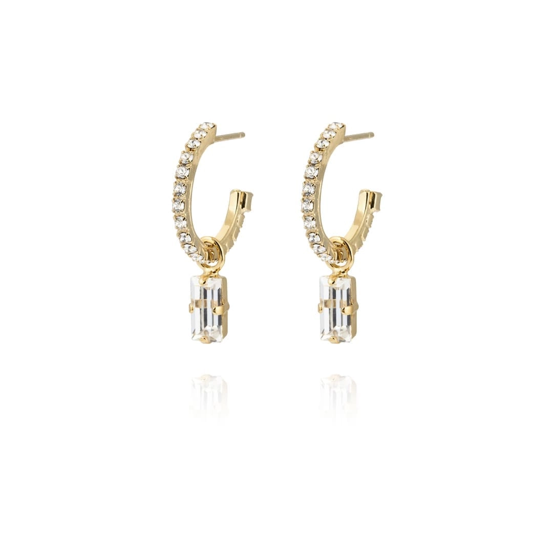 Caroline Svedbom - Lucy Earrings Gold Crystal