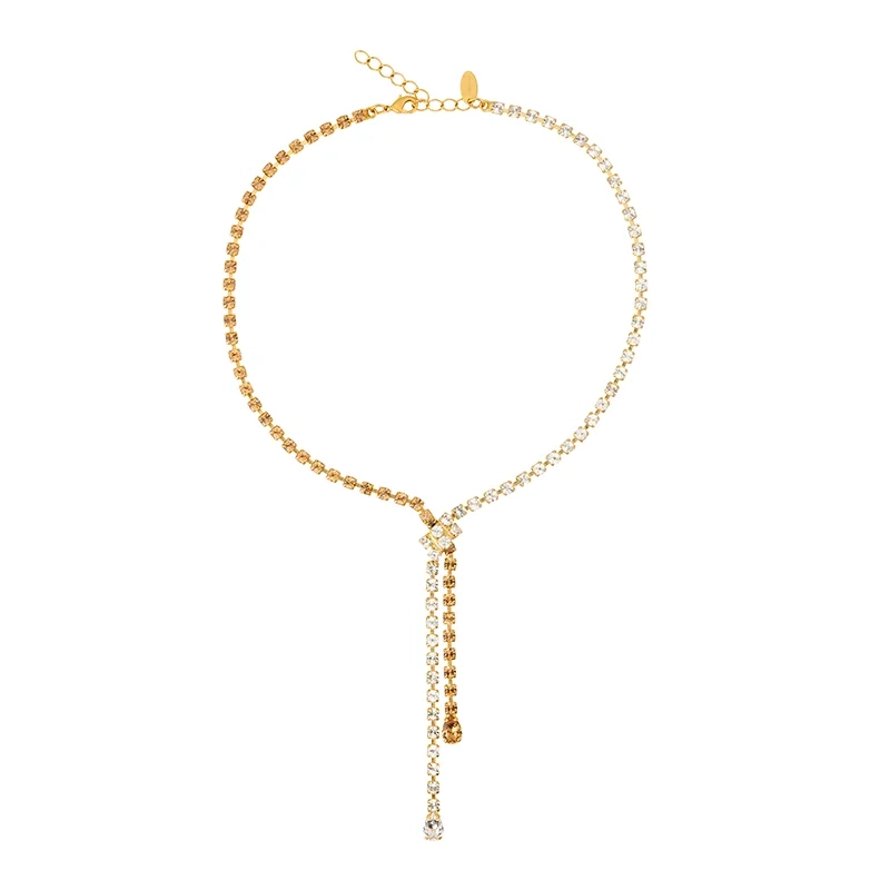 Caroline Svedbom - Yvette Necklace Gold Topaz Combo