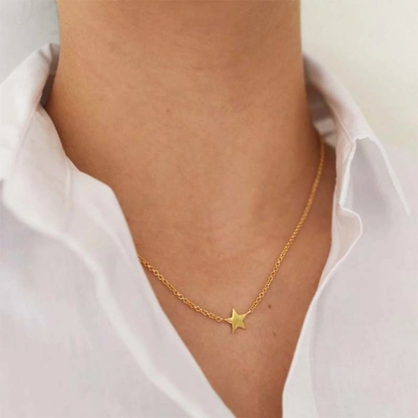 Mini Star Necklace Gold - Sophie By Sophie - Snabb frakt & paketinslagning - Nordicspectra.se
