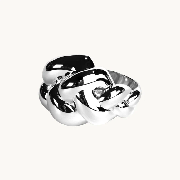 Braided Ring Silver - Emma Israelsson - Snabb frakt & paketinslagning - Nordic Spectra
