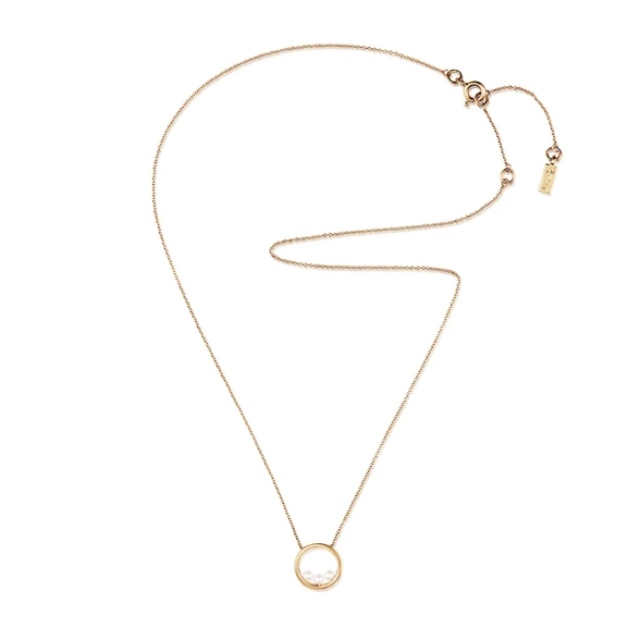 Presentset Roller Coaster Gold i 18K guld med halsband och örhängen