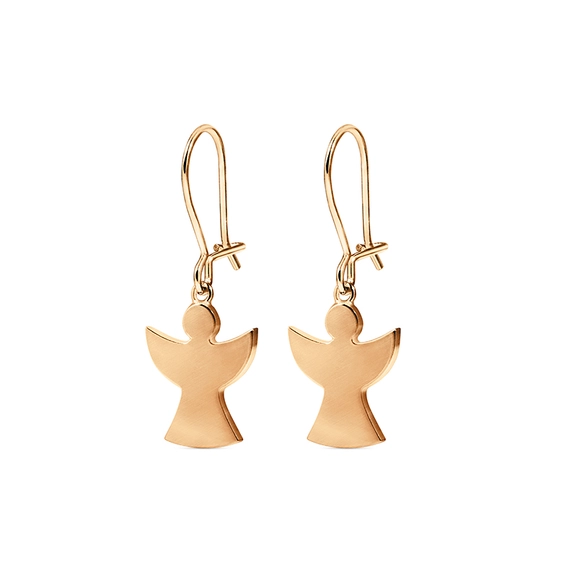 Guardian Angel Earrings Gold - Nordic Spectra - Suuri valikoima & ilmainen lahjapaketointi - Nordicspectra.fi