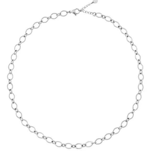Carreau Chain Necklace Steel - Edblad - Snabb leverans - Gratis paketinslagning
