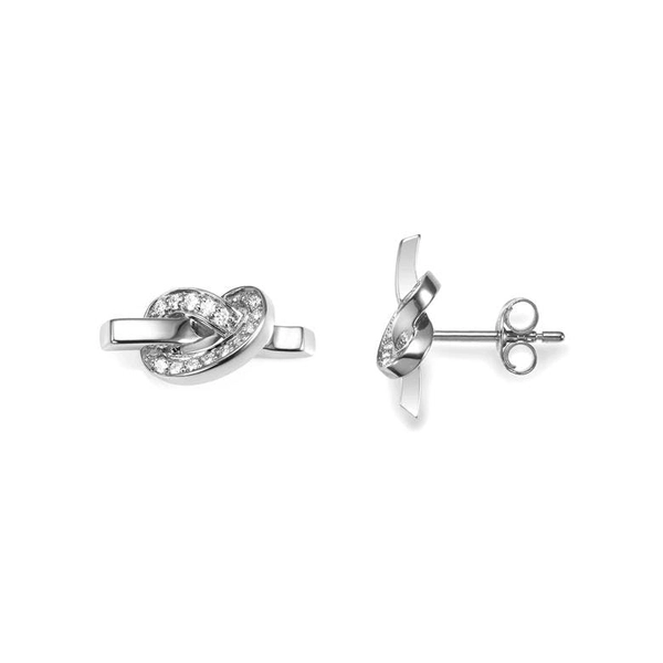Love Knot & Stars Ear White Gold - Efva Attling örhängen - Snabb frakt & paketinslagning - Nordicspectra.se