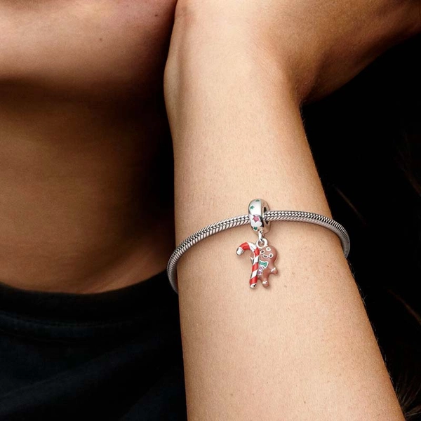 Lebkuchenmann Charm-Anhänger von PANDORA, Schneller Versand - Nordicspectra.de